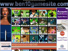 Tablet Screenshot of ben10gamesite.com